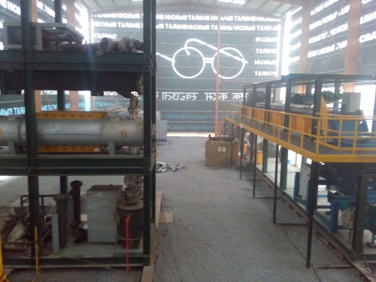Interior processing line at the New Delhi MC facility